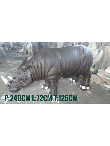 rhino statue