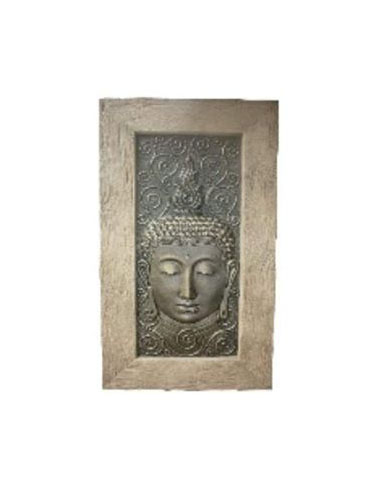 Buddha face wall plaque