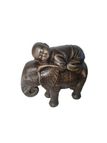 Buddha riding elephant