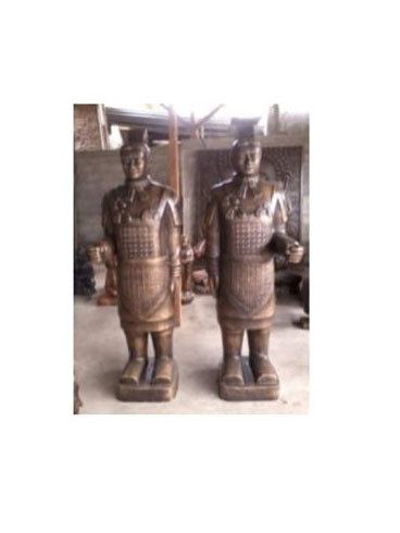 Warrior statues