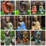 variety of statues