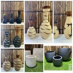 variety of pots