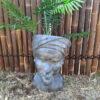 African Lady Face Planter Grey