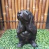 Dachshund Dog Sitting Statue
