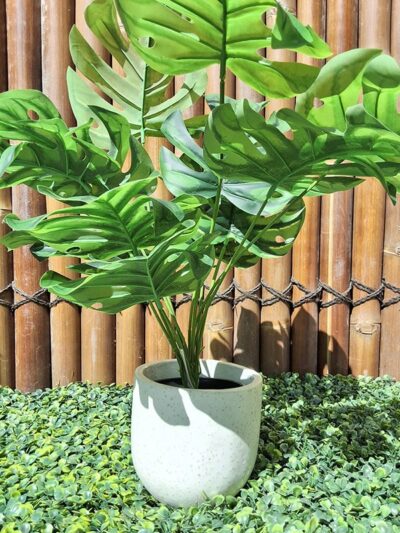 Egg Shape Terrazzo Pot