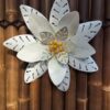 Flower (small) White (glitter)