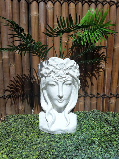 Goddess Lady Face Planter white