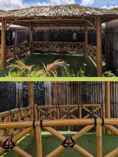 very big bali huts