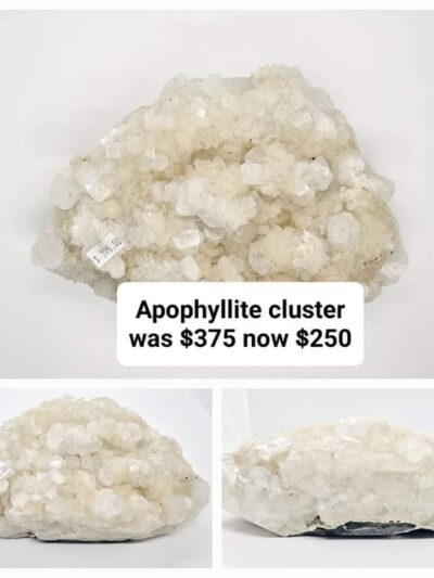 Apophyllite cluster