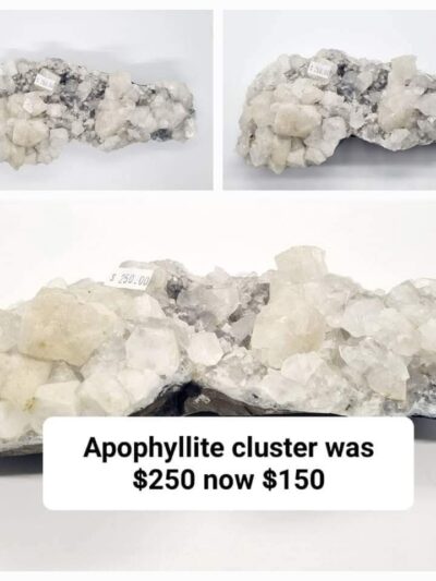 Apophyllite cluster