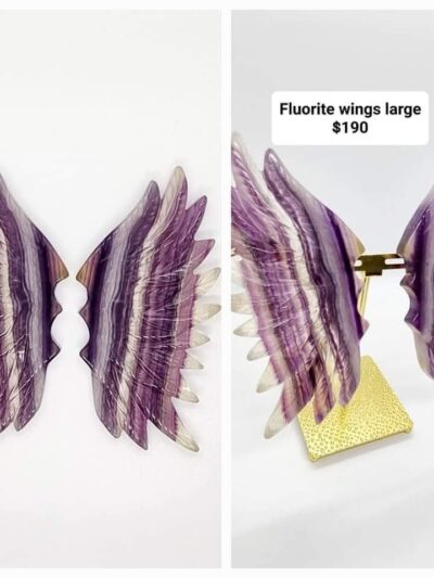 Fluorite wings large