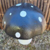 Large Mushroom Statue2 Black