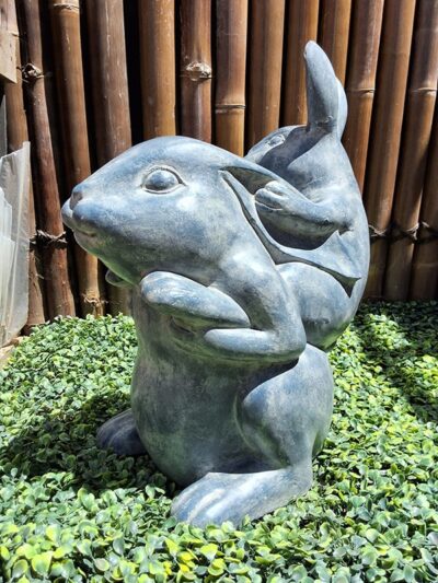 Rabbit and Baby Statue