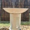 Round Shape Terrazzo Bird Bath