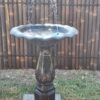Scollop Shape Terrazzo Bird Bath