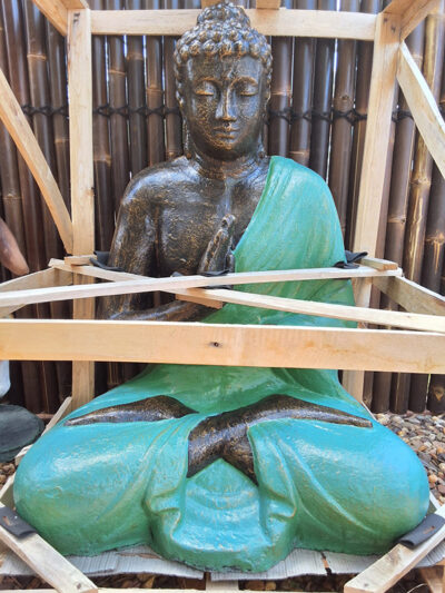 Buddha Sitting One Hand Prayer Statue