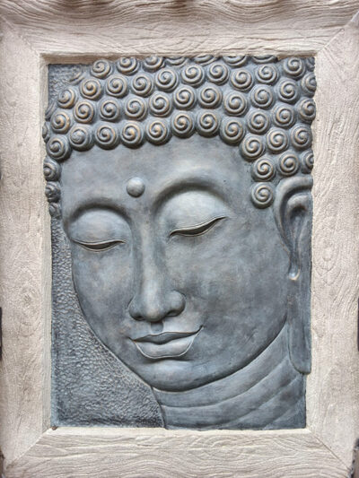 Buddha Face Wall Decor Plaque