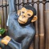 Hanging Chimpanzee Statue