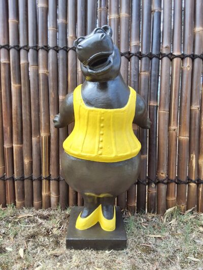 Dancing Hippopotamus Statue