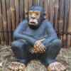Sitting Chimpanzee Statue